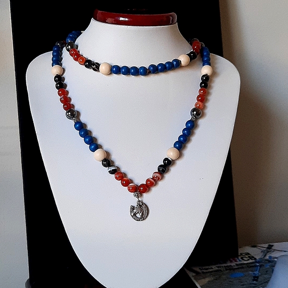 108 Bead Precious Stone Mala - Picture 1 of 1